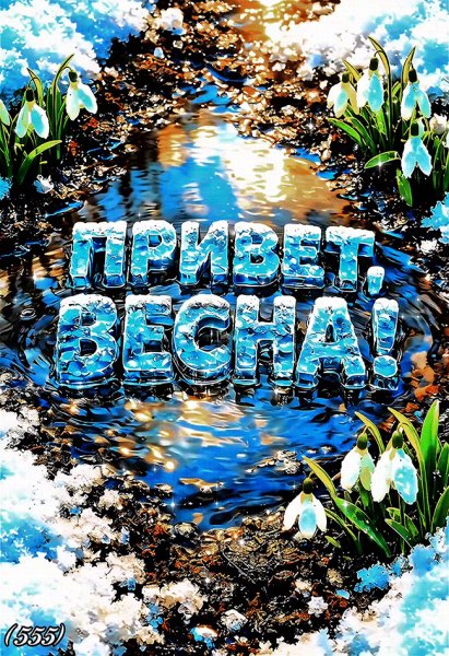 Привет,весна