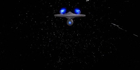 Star-ship-enterprise-travelling-travelling-through-space