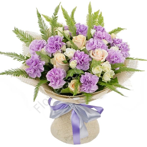 Букет эустомы