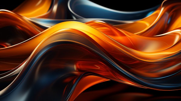 Orange-waves-smooth-light-dynamic-dark