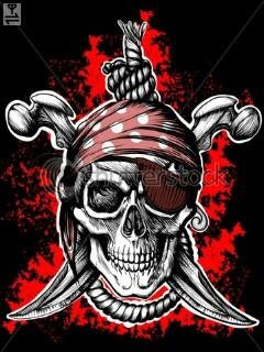 Skull пираты череп
