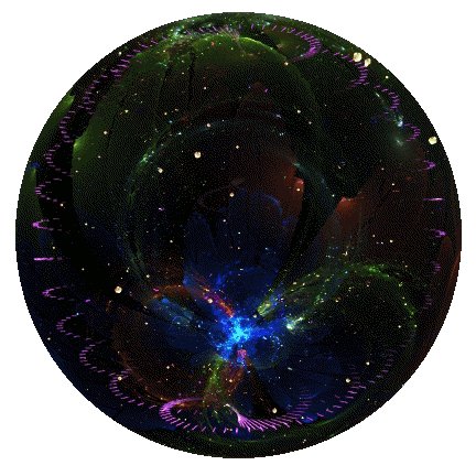 Space-animated-sphere