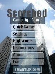 Scorched city