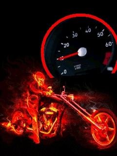 Animated moto спидометр