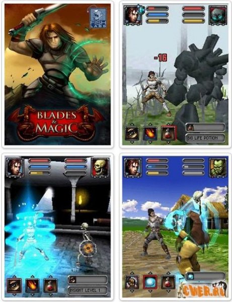 3D Blades and Magic RUS SE 176x220