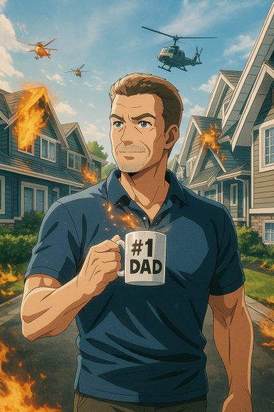 Отец в центре хаоса