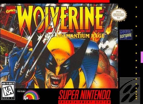 WOLVERINE ADAMANTIUM RAGE.(SNES)