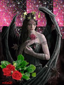 Angel and Roses