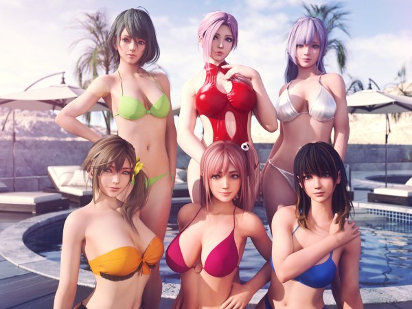 PRISM girls (Swimsuit) v2 [High-res]