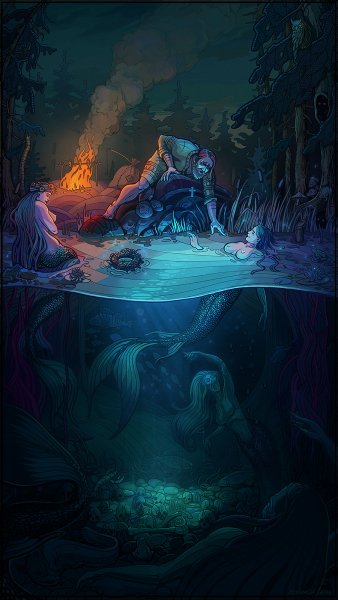 русалки арт