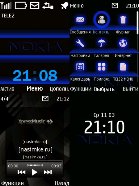 Nokia Blue Black