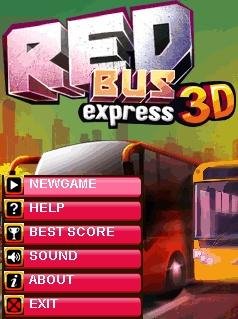 Red Bus Express 3D 176x220