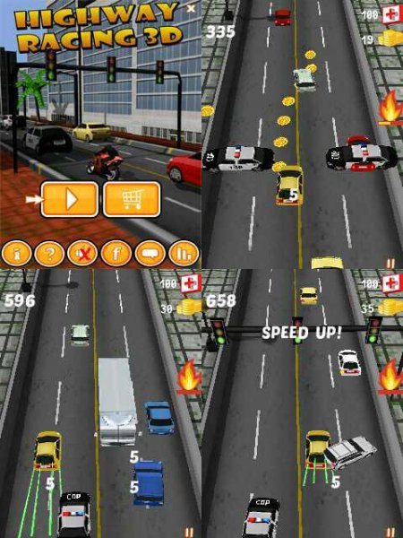 Highway Racing 3D 320x240 BugsFixed