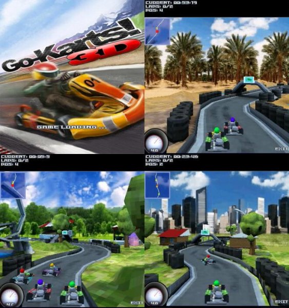 Go-Karts 3D 240x320 6280 rus