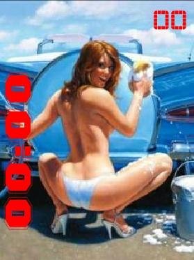 1 Моет машину цифр часы