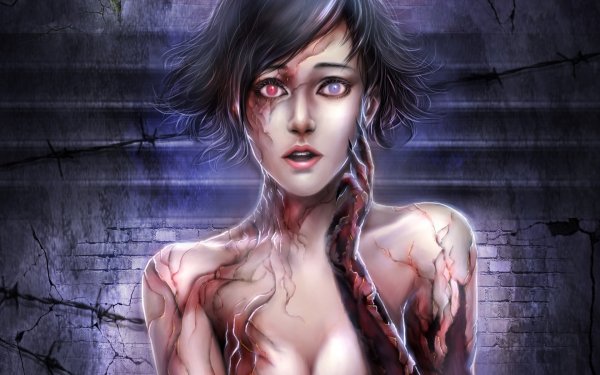 art devushka ruka monstr urodstvo