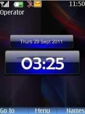 Blue Clock
