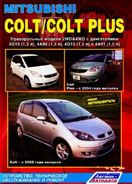 Mitsubishi COLT &amp; COLT PLUS праворульные