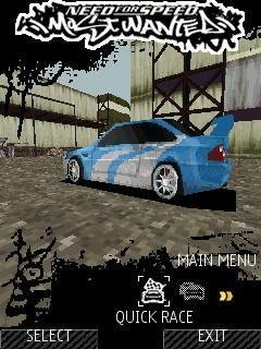 NeedForSpeedMostWanted 3D SonyEricsson K790i En