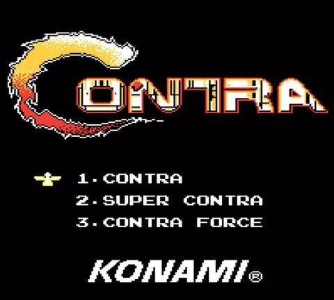 1.Contra 2.Super Contra 3.Contra Force