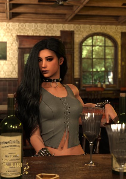 Ada at the bar