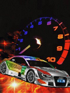 Audi car neon спидометр