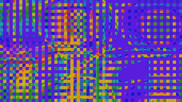 Blue-orange-geometry-patterns-psychedelic