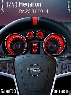 opel gtc by trewoga спидометр