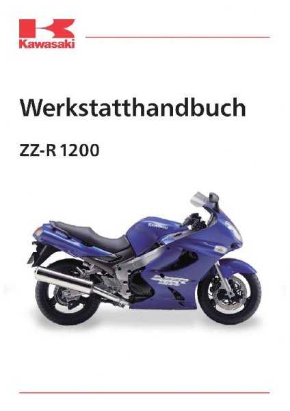 Kawasaki ZZR1200 '03 Service Manual (German)