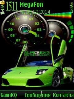 Lamborghini car спидометр анимация