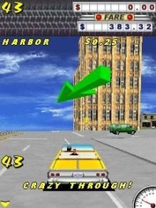 Crazy Taxi 3D Samsung 240x320 Sensor-spa
