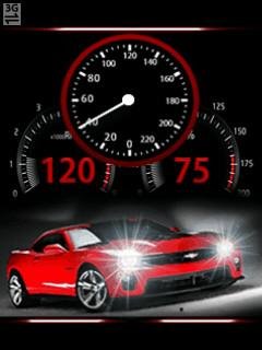 Camaro car спидометр анимация