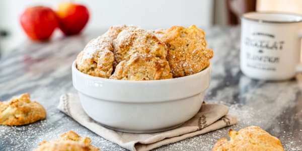 Мягкое итальянское печенье с яблоками