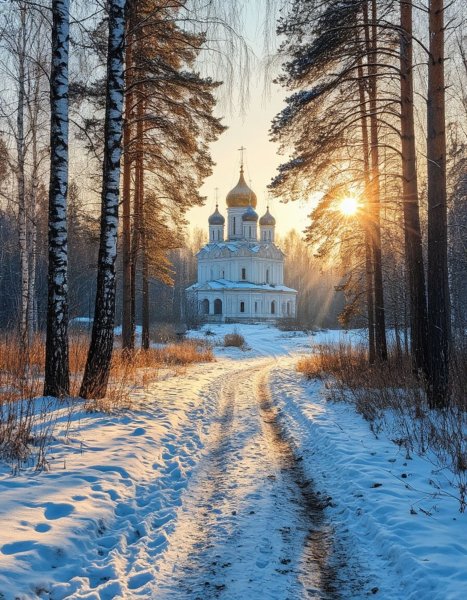 Рождественский пейзаж