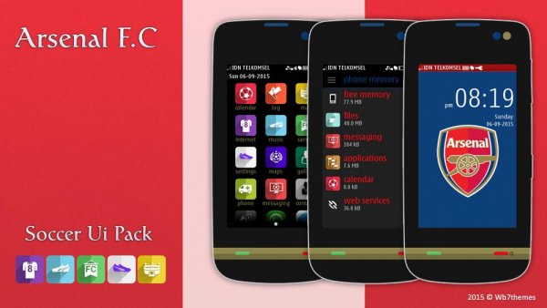 Arsenal F C 240x400 S40 (c)Wb7themes