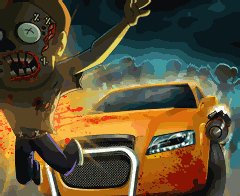 Car Racing Zombie Killer 176x220