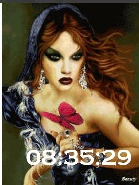 Чародейка цифр часы ани