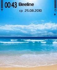 blue water