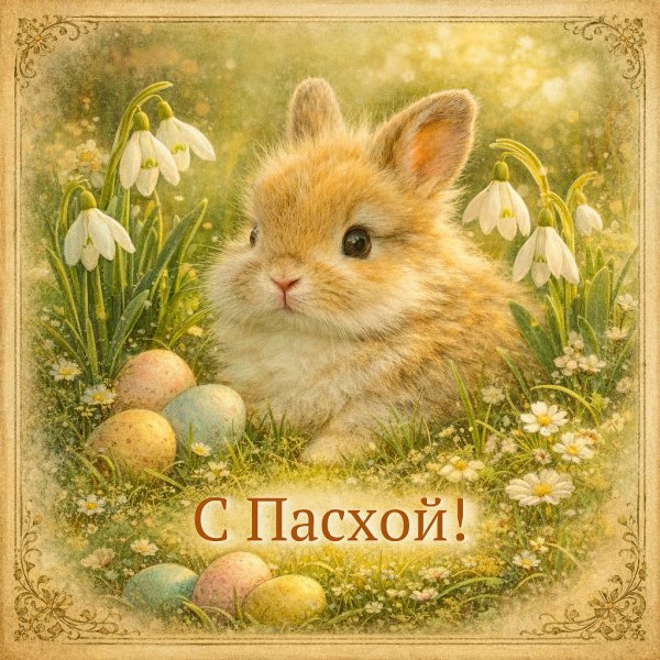 С Пасхой