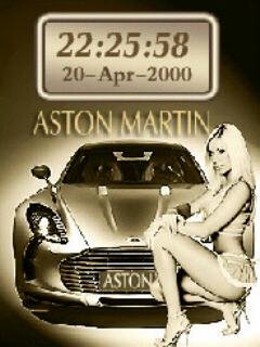 Gold aston martin sexy girl флэш часы