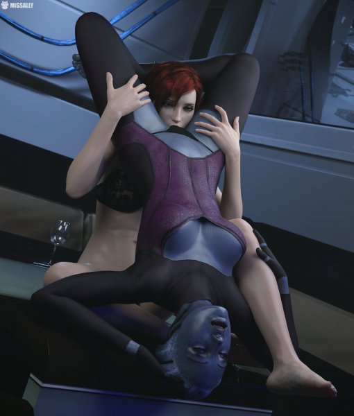 Shepard Commander and Liara T'Soni