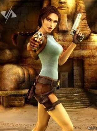 X2 Lara Croft dual clock