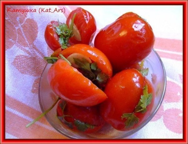 Помидоры закусочные за сутки