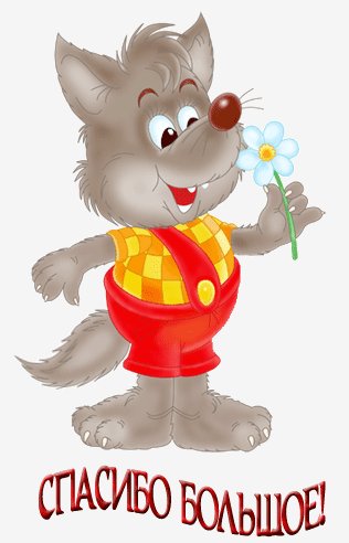 СПАСИБО БОЛЬШОЕ!