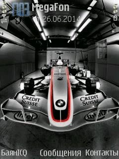 Silver car formula 1 анимация