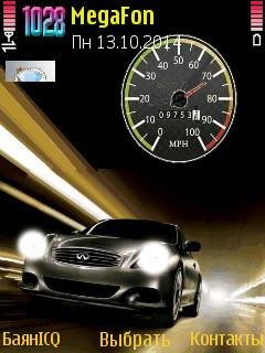 Infiniti car jeep спидометр анимация