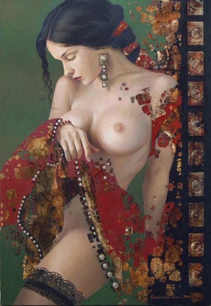 Брюнеточка