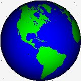 Крутящийся земной шар