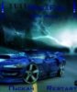 blue car