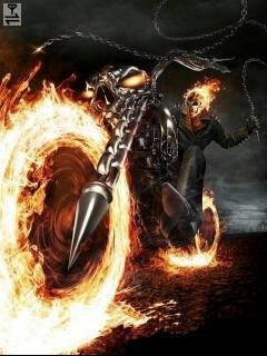 Skull bike moto